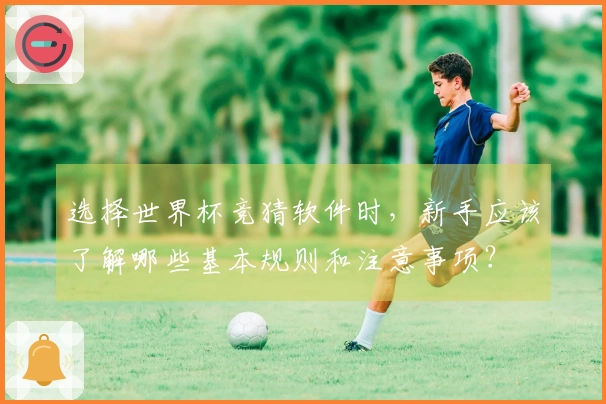 选择世界杯竞猜软件时，新手应该了解哪些基本规则和注意事项？