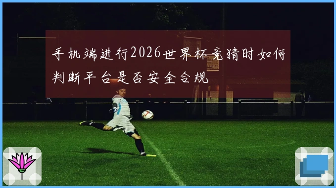 手机端进行2026世界杯竞猜时如何判断平台是否安全合规